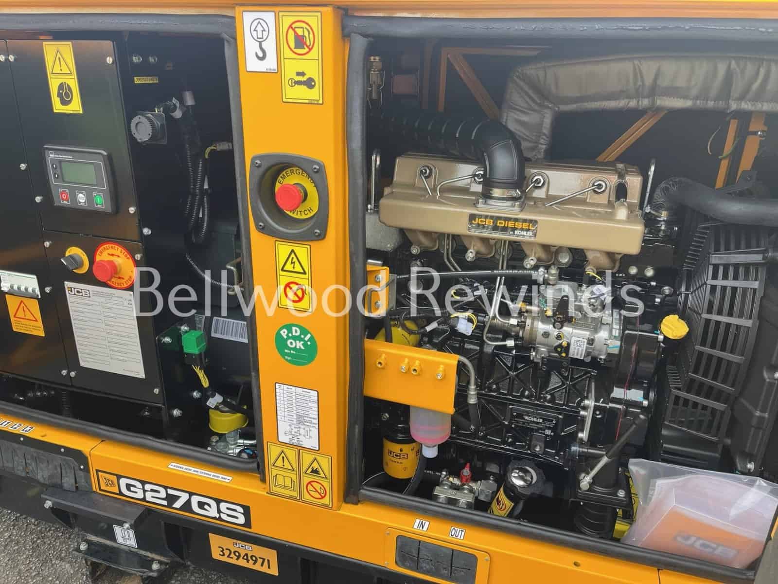 JCB 24.5Kva Silenced Diesel Generator - Image 3