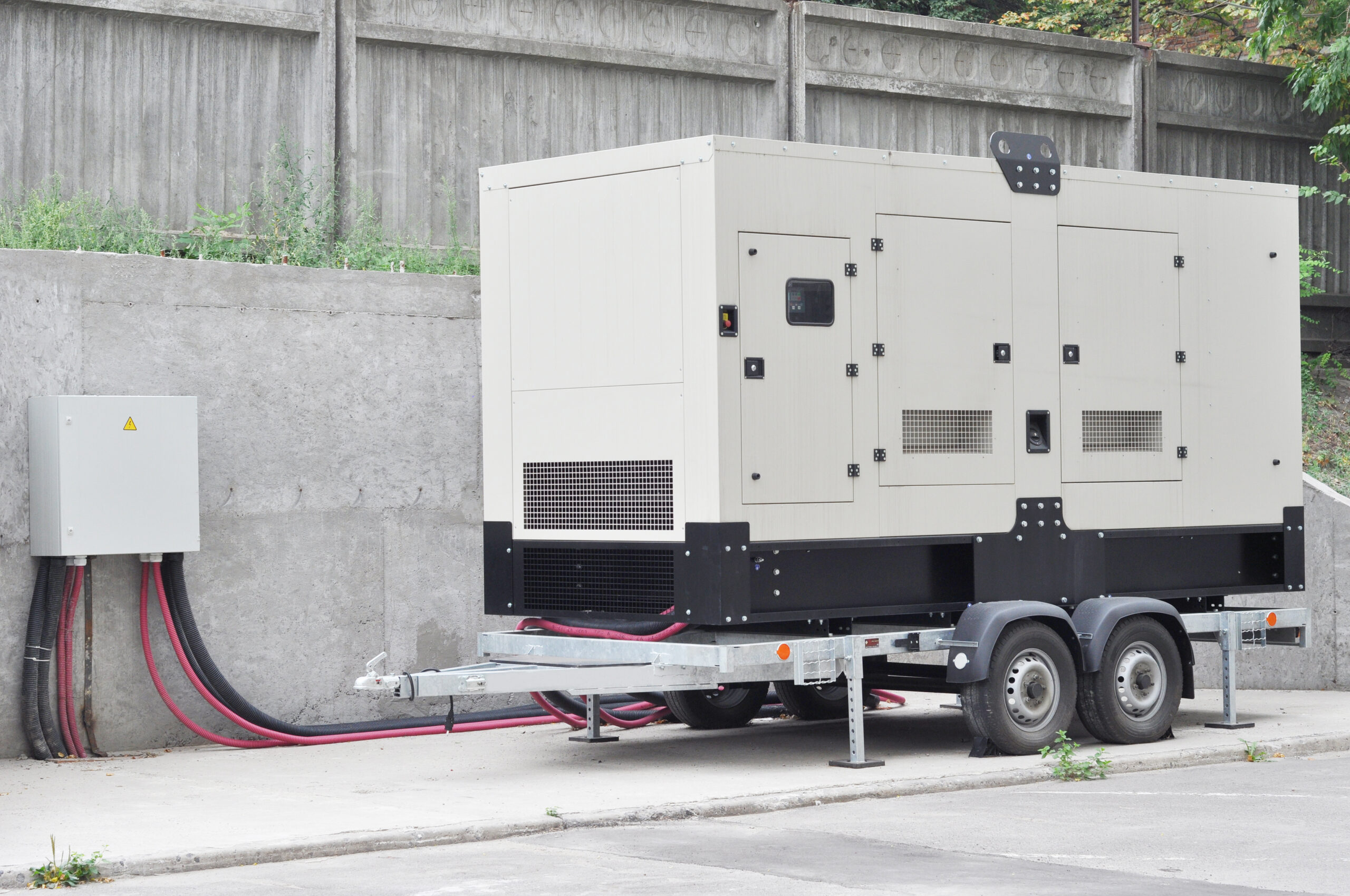 Industrial diesel generator