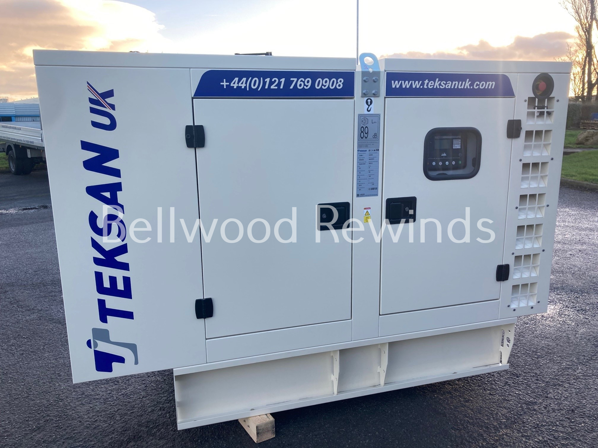 Teksan 29Kva Single Phase Silenced Diesel Generator