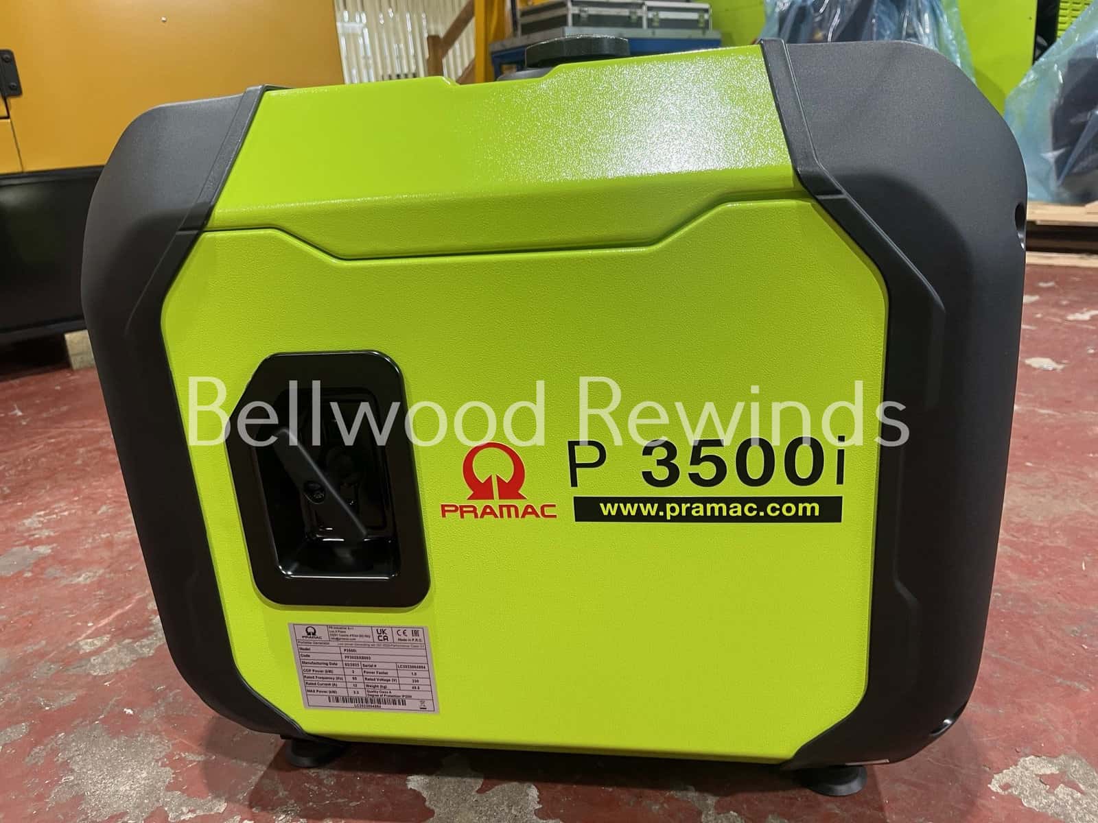 Pramac P3500i Petrol Inverter Generator