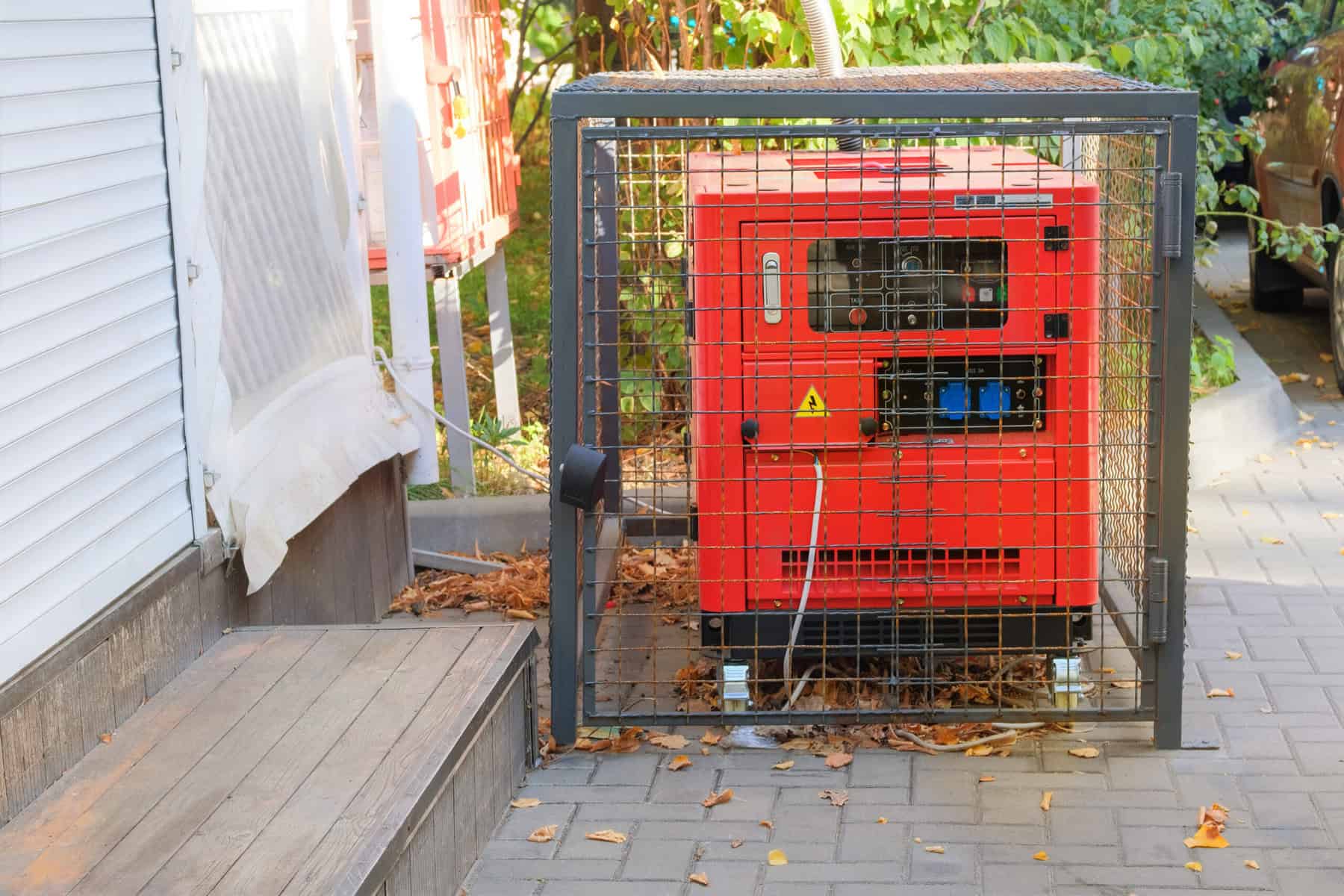 outdoor diesel powered generator