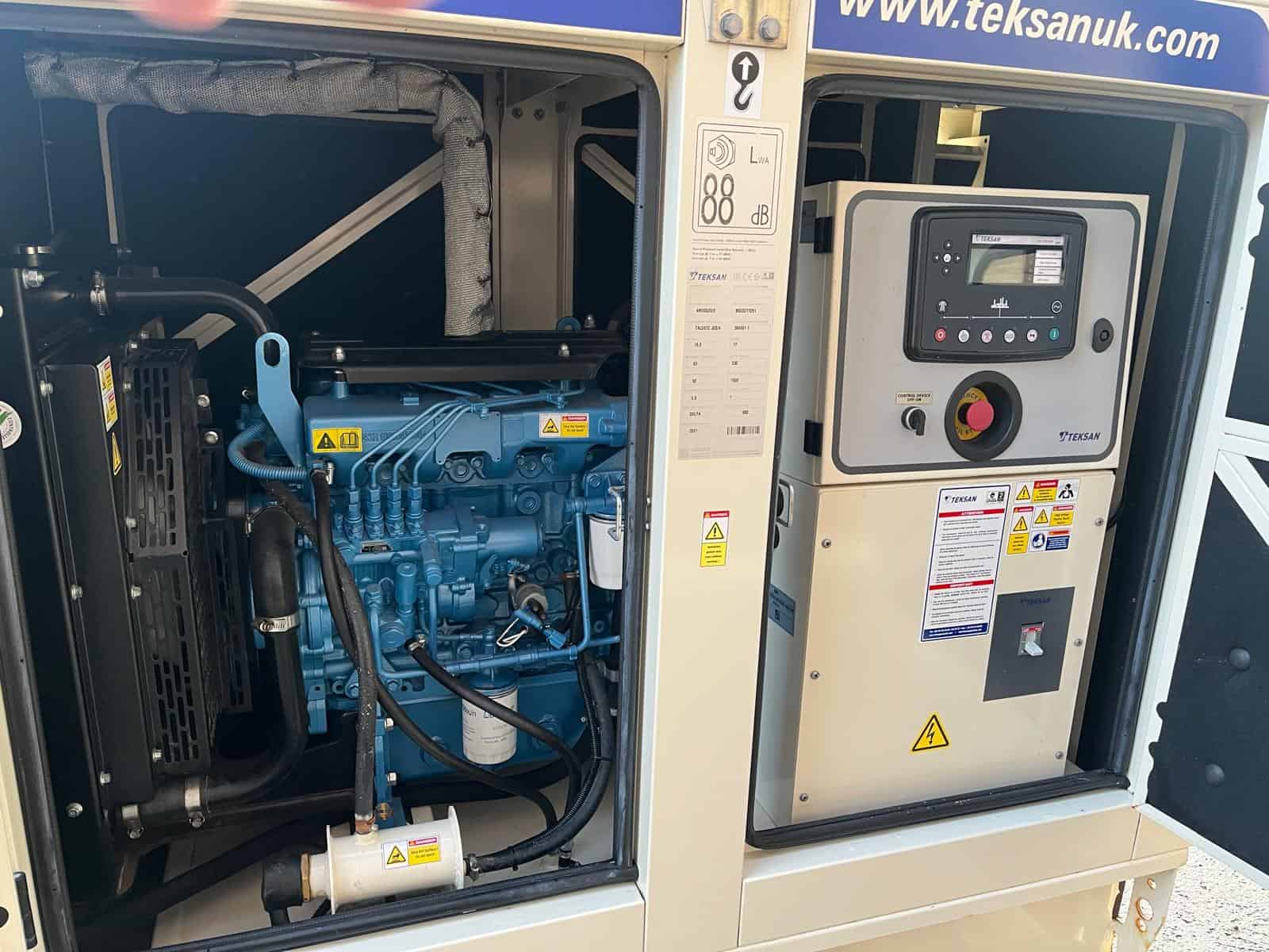 Teksan 17Kva Single Phase Silenced Diesel Generator - Image 3