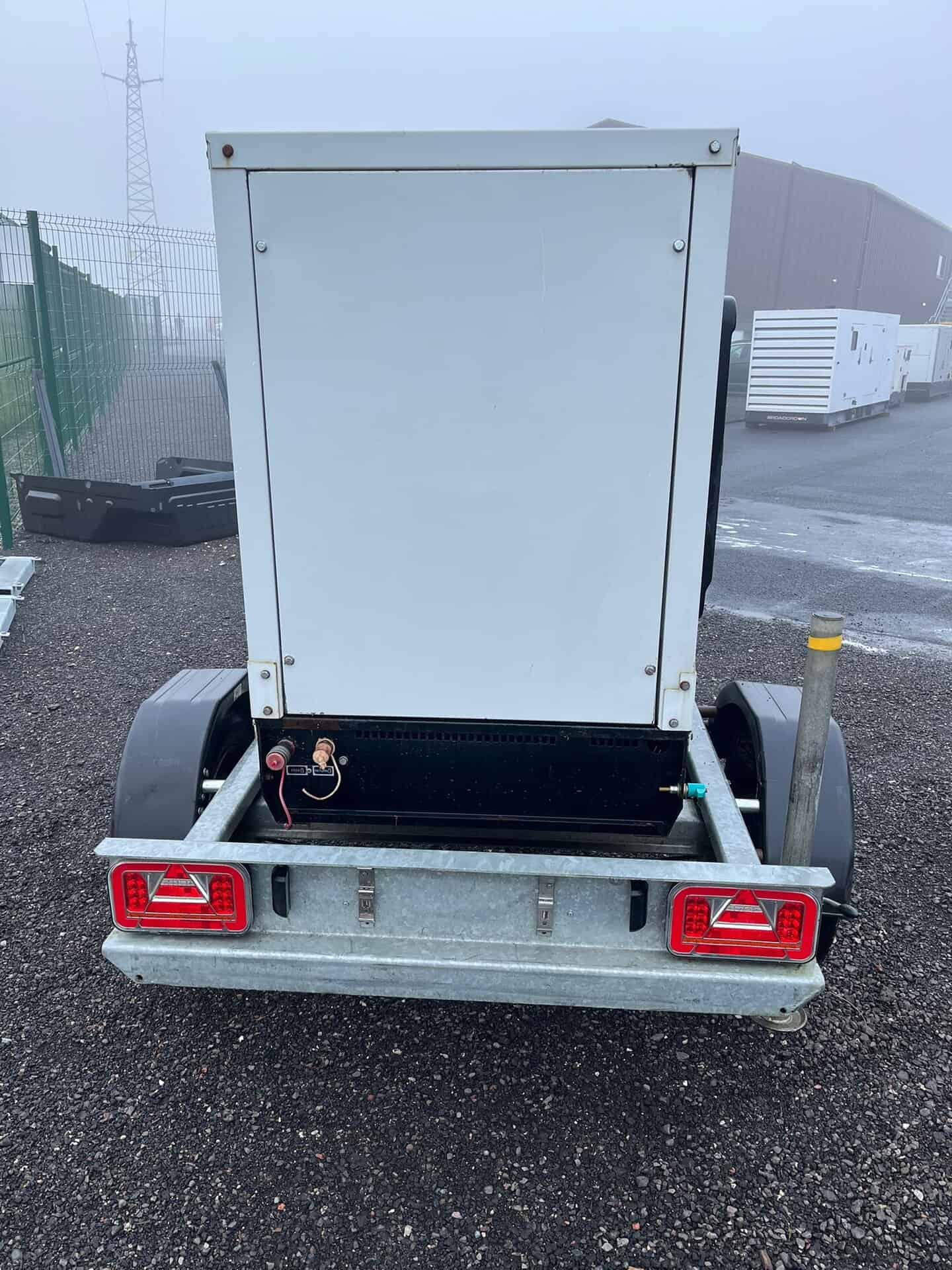 Bruno 20kVA Rental Spec Diesel Generator Trailer Mounted Used - Image 3